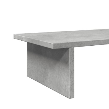 vidaXL Βάση Οθόνης Γκρι Σκυρ. 100x27x15 εκ. Επεξεργ. Ξύλο