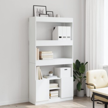 vidaXL Ντουλάπι Λευκό 92x33x180cm από Επεξεργασμένο Ξύλο 1 τεμ.
