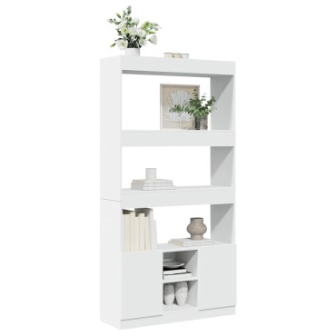 vidaXL Ντουλάπι Λευκό 92x33x180cm από Επεξεργασμένο Ξύλο 1 τεμ.