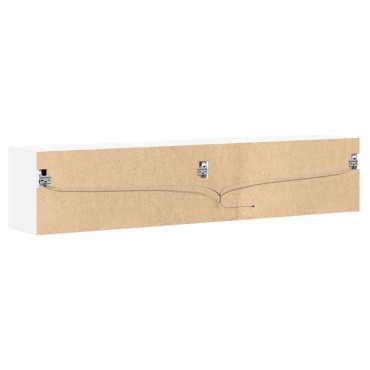 vidaXL Έπιπλο Τοίχου Τηλεόρασης με LED Λευκό 180x31x38cm