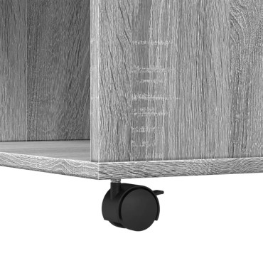 vidaXL Τραπεζάκι Σαλονιού Γκρι Sonoma 80x80x40cm Επεξεργασμένο Ξύλο 1 τεμ.
