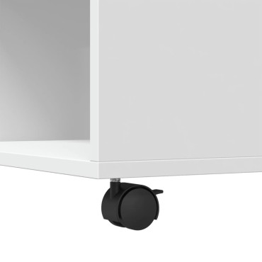 vidaXL Τραπεζάκι Σαλονιού Λευκό 80x80x40cm από Επεξεργασμένο Ξύλο 1 τεμ.