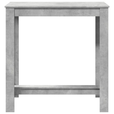 vidaXL Τραπέζι Μπαρ Γκρι Σκυροδέματος 102x50x103,5cm Επεξεργ. Ξύλο 1 τεμ.
