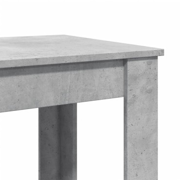 vidaXL Τραπέζι Μπαρ Γκρι Σκυροδέματος 102x50x103,5cm Επεξεργ. Ξύλο 1 τεμ.