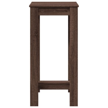 vidaXL Τραπέζι Μπαρ Καφέ Δρυς 51x50x103,5cm Επεξ. Ξύλο 1 τεμ.