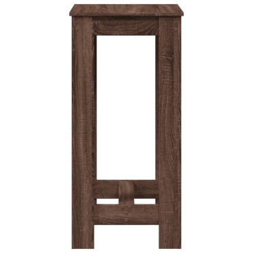 vidaXL Τραπέζι Μπαρ Καφέ Δρυς 51x50x103,5cm Επεξ. Ξύλο 1 τεμ.