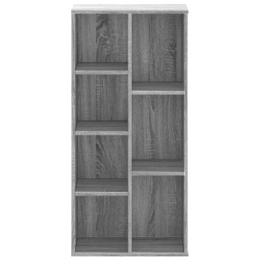 vidaXL Βιβλιοθήκη Γκρι Sonoma 50x25x105cm από Επεξεργ. Ξύλο 1 τεμ.