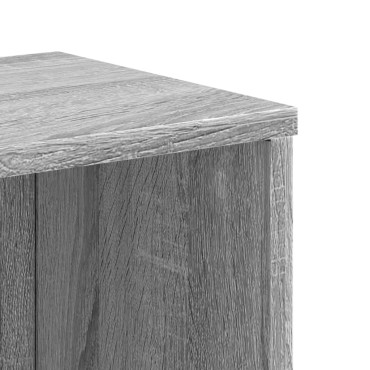 vidaXL Βιβλιοθήκη Γκρι Sonoma 50x25x105cm από Επεξεργ. Ξύλο 1 τεμ.