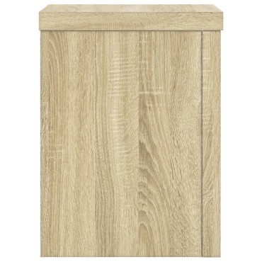 vidaXL Βάσεις Φυτών 2 Τεμ. Sonoma Δρυς 15x15x20 εκ. Επεξεργασμένο Ξύλο