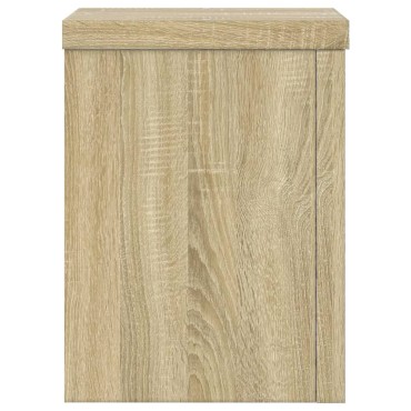 vidaXL Βάσεις Φυτών 2 Τεμ. Sonoma Δρυς 15x15x20 εκ. Επεξεργασμένο Ξύλο