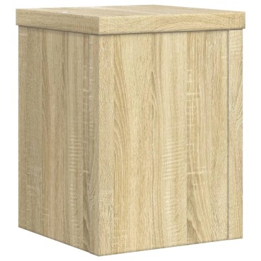 vidaXL Βάσεις Φυτών 2 Τεμ. Sonoma Δρυς 15x15x20 εκ. Επεξεργασμένο Ξύλο