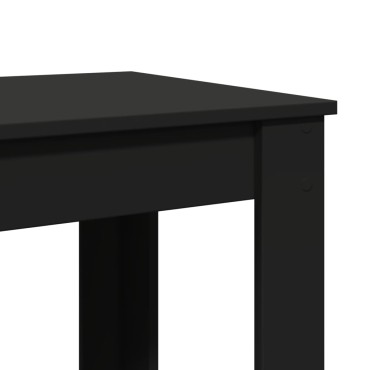 vidaXL Τραπέζι Μπαρ Μαύρο 51x50x103,5cm Επεξ. Ξύλο 1 τεμ.