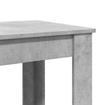 vidaXL Τραπέζι Μπαρ Γκρι Σκυροδέματος 51x50x103,5cm Επεξ. Ξύλο 1 τεμ.