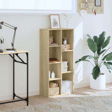 vidaXL Βιβλιοθήκη Sonoma Δρυς 50x25x105cm από Επεξεργασμένο Ξύλο 1 τεμ.