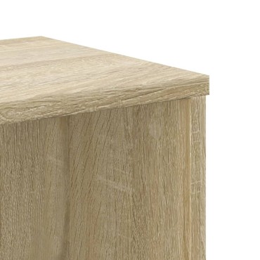 vidaXL Βιβλιοθήκη Sonoma Δρυς 50x25x105cm από Επεξεργασμένο Ξύλο 1 τεμ.