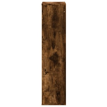 vidaXL Βιβλιοθήκη Καπνιστή Δρυς 50x25x105cm από Επεξεργασμένο Ξύλο 1 τεμ.