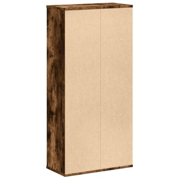 vidaXL Βιβλιοθήκη Καπνιστή Δρυς 50x25x105cm από Επεξεργασμένο Ξύλο 1 τεμ.