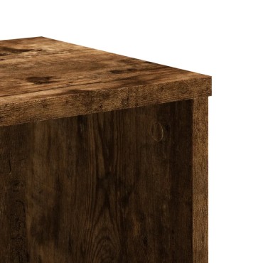 vidaXL Βιβλιοθήκη Καπνιστή Δρυς 50x25x105cm από Επεξεργασμένο Ξύλο 1 τεμ.