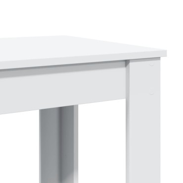 vidaXL Τραπέζι Μπαρ Λευκό 102x50x103,5cm Επεξεργ. Ξύλο 1 τεμ.