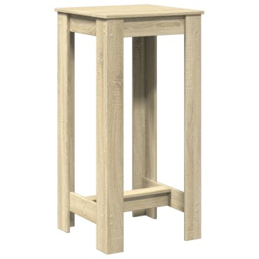 vidaXL Τραπέζι Μπαρ Sonoma Δρυς 51x50x103,5cm Επεξ. Ξύλο 1 τεμ.