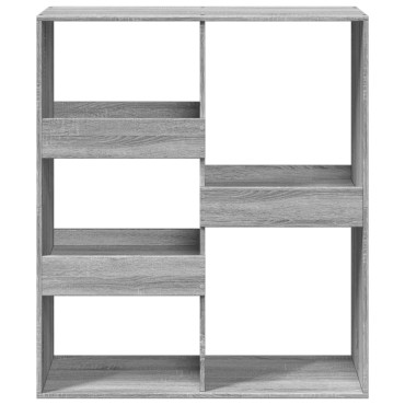 vidaXL Βιβλιοθήκη/Διαχωριστικό Χώρου Γκρι Sonoma 100x33x115cm 1 τεμ.