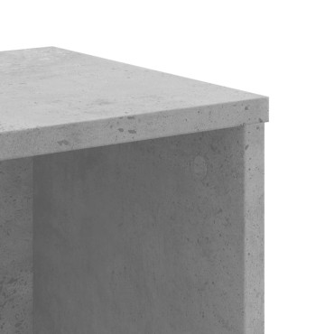 vidaXL Βιβλιοθήκη Γκρι Σκυροδέματος 50x25x105cm Επεξεργ. Ξύλο 1 τεμ.