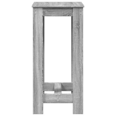 vidaXL Τραπέζι Κονσόλα Γκρι Sonoma 51x50x103,5cm από Επεξεργ. Ξύλο 1 τεμ.