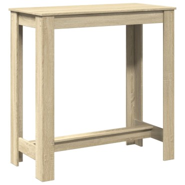 vidaXL Τραπέζι Μπαρ Sonoma Δρυς 102x50x103,5cm Επεξεργ. Ξύλο 1 τεμ.