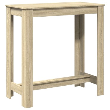 vidaXL Τραπέζι Μπαρ Sonoma Δρυς 102x50x103,5cm Επεξεργ. Ξύλο 1 τεμ.
