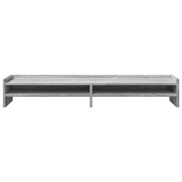 vidaXL Βάση Οθόνης Γκρι Sonoma 100x24x16 εκ. από Επεξεργασμένο Ξύλο
