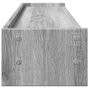 vidaXL Βάση Οθόνης Γκρι Sonoma 100x24x16 εκ. από Επεξεργασμένο Ξύλο