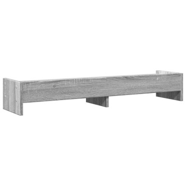 vidaXL Βάση Οθόνης Γκρι Sonoma 100x24x16 εκ. από Επεξεργασμένο Ξύλο
