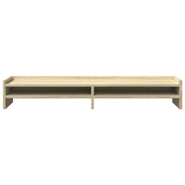 vidaXL Βάση Οθόνης Sonoma Δρυς 100x24x16 εκ. από Επεξ. Ξύλο