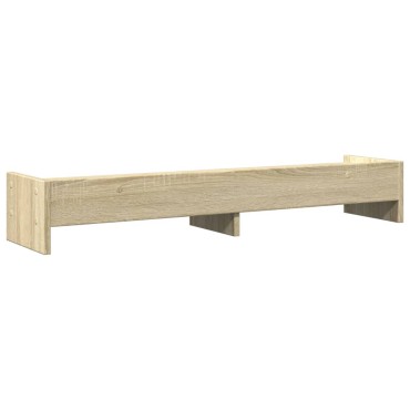 vidaXL Βάση Οθόνης Sonoma Δρυς 100x24x16 εκ. από Επεξ. Ξύλο