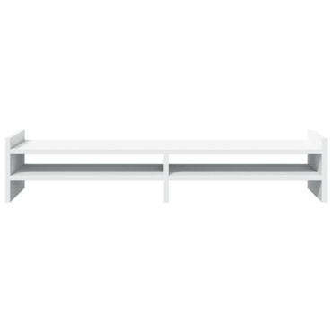 vidaXL Βάση Οθόνης Λευκή 100x27x20 εκ. από Επεξ. Ξύλο