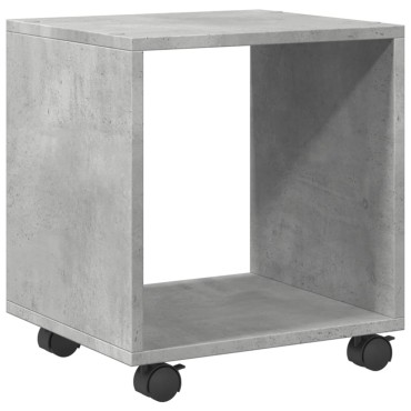 vidaXL Ντουλάπι Τροχήλατο Γκρι Σκυρ. 37x33x42,5cm από Επεξ. Ξύλο 1 τεμ.