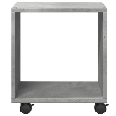 vidaXL Ντουλάπι Τροχήλατο Γκρι Σκυρ. 37x33x42,5cm από Επεξ. Ξύλο 1 τεμ.