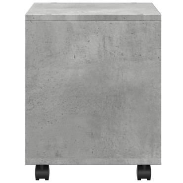 vidaXL Ντουλάπι Τροχήλατο Γκρι Σκυρ. 37x33x42,5cm από Επεξ. Ξύλο 1 τεμ.
