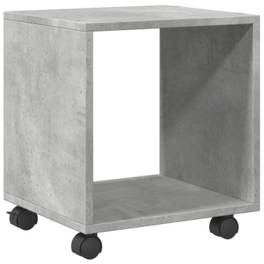 vidaXL Ντουλάπι Τροχήλατο Γκρι Σκυρ. 37x33x42,5cm από Επεξ. Ξύλο 1 τεμ.