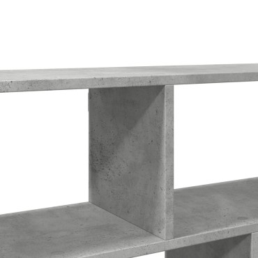 vidaXL Ραφιέρα Τοίχου Γκρι Σκυροδέματος 100x25x50cm από Επεξ. Ξύλο 1 τεμ.