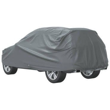 vidaXL Κουκούλα Αυτοκινήτου για SUV Γκρι XL από Ύφασμα Non Woven