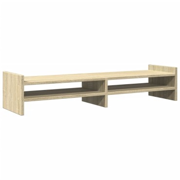 vidaXL Βάση Οθόνης Sonoma Δρυς 100x27x20 εκ. από Επεξ. Ξύλο