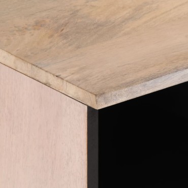 vidaXL Έπιπλο Τηλεόρασης 80x34x46cm από Μασίφ Ξύλο Μάνγκο 1 τεμ.