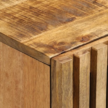 vidaXL Ντουλάπι 90x34x75cm από Μασίφ Ακατέργαστο Ξύλο Μάνγκο 1 τεμ.
