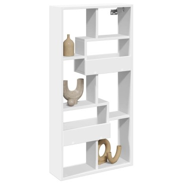 vidaXL Ντουλάπι Τοίχου Λευκό 50x15x100cm από Επεξεργασμένο Ξύλο 1 τεμ.