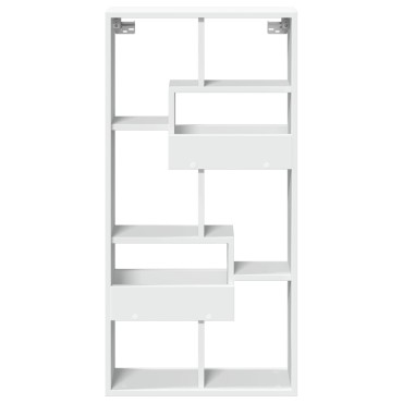 vidaXL Ντουλάπι Τοίχου Λευκό 50x15x100cm από Επεξεργασμένο Ξύλο 1 τεμ.