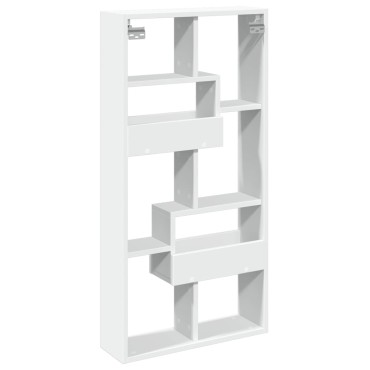 vidaXL Ντουλάπι Τοίχου Λευκό 50x15x100cm από Επεξεργασμένο Ξύλο 1 τεμ.