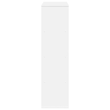 vidaXL Βιβλιοθήκη Λευκή 100x33x125,5cm από Επεξεργασμένο Ξύλο 1 τεμ.