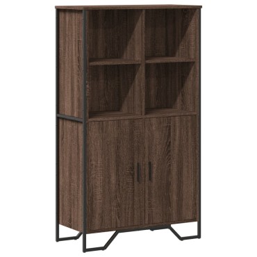 vidaXL Ντουλάπι Καφέ Δρυς 79,5x35,5x137,5cm Επεξεργασμένο Ξύλο 1 τεμ.