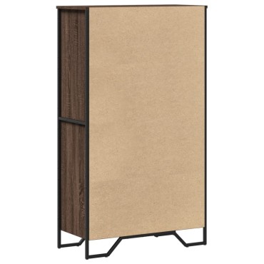 vidaXL Ντουλάπι Καφέ Δρυς 79,5x35,5x137,5cm Επεξεργασμένο Ξύλο 1 τεμ.